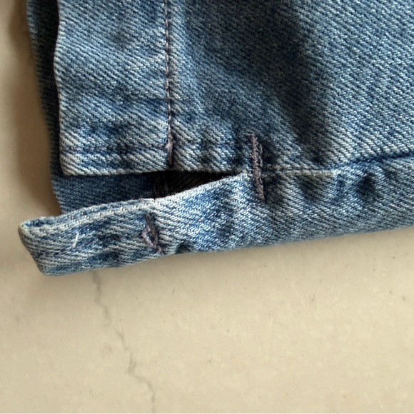 Reformation Eliana Pleated Denim Shorts - Picture 5 of 7